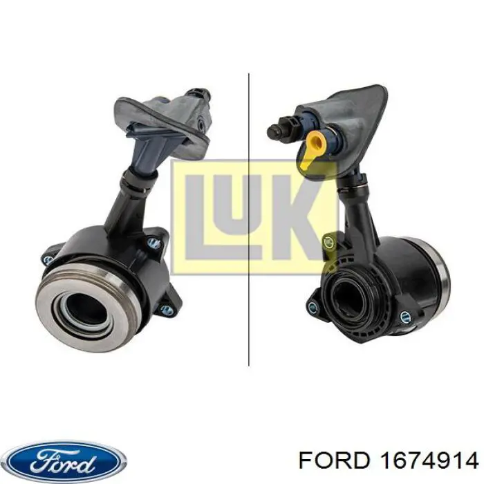 Cylinder roboczy sprzęgła (wysprzęglik) w komplecie z łożyskiem wyciskowym Ford 1674914 cena, od 52,75 USD
