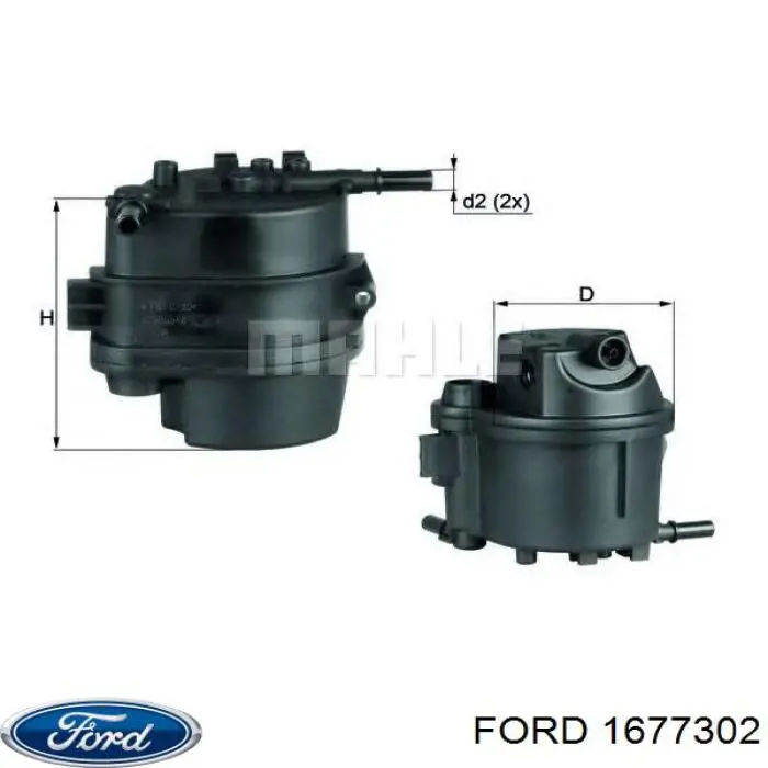 Do koszyka 1677302 Ford Filtr paliwa