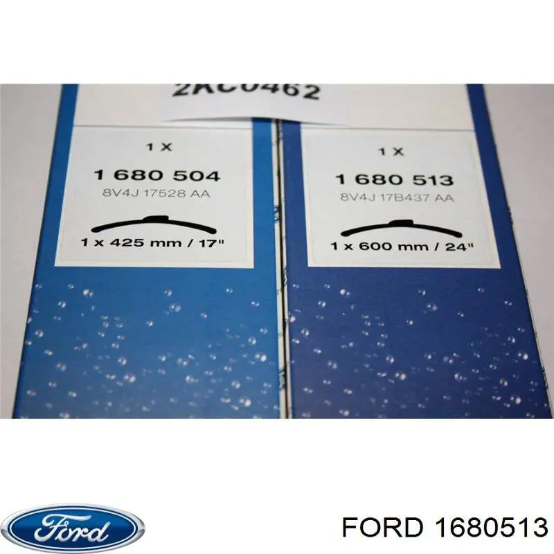 Pióro wycieraczki szyby przedniej, zestaw (2 szt.) Ford WW2802PF cena, od 14,89 USD