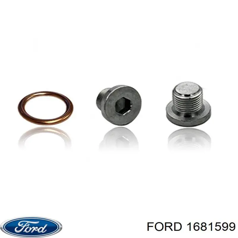 1681599 Ford Korek miski olejowej silnika