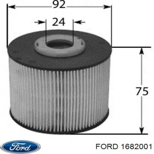 Filtr paliwa 1682001 Ford