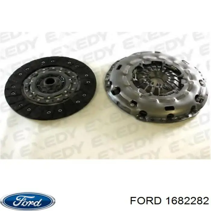 1682282 Ford zestaw sprzęgła (3 części)