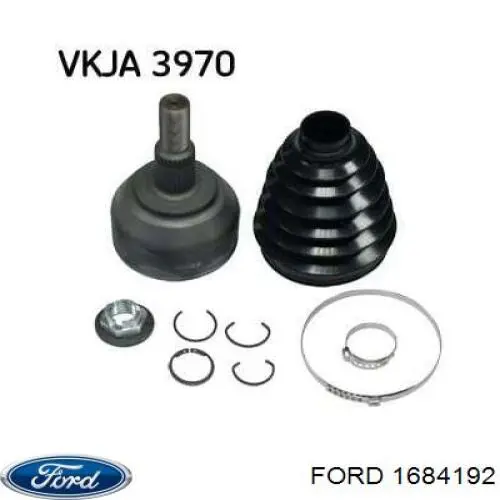 1684192 Ford Półoś napędowa przednia prawa