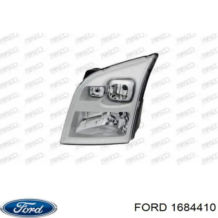 Do koszyka 1684410 Ford Reflektor lewy