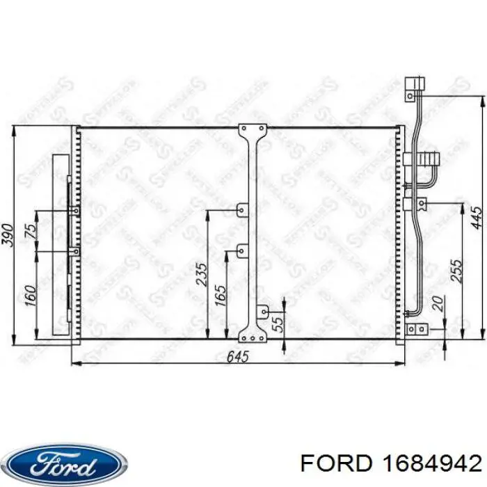 Do koszyka 1684942 Ford Chłodnica klimatyzacji