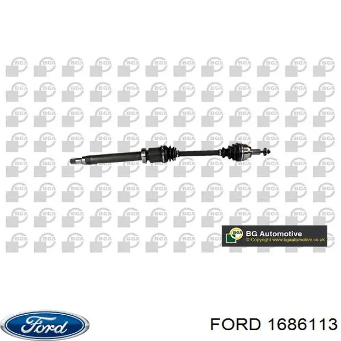 Półoś napędowa przednia prawa Ford 1686113 cena, od 66,40 USD