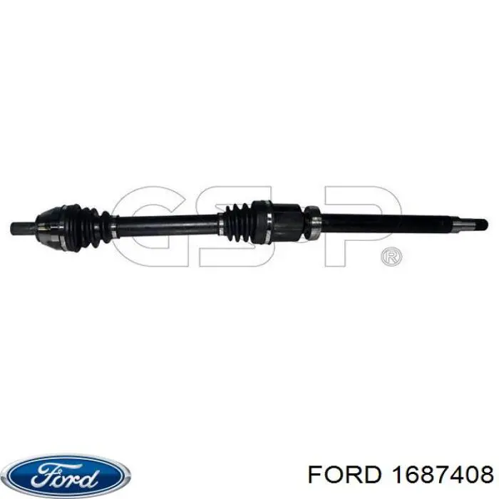 1687408 Ford Półoś napędowa przednia prawa