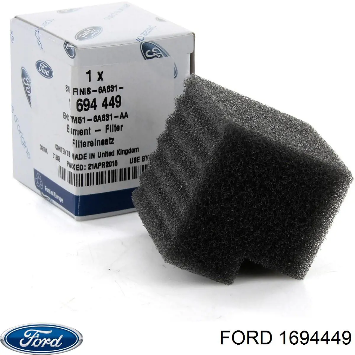 Do koszyka 1694449 Ford Filtr układu recyrkulacji EGR