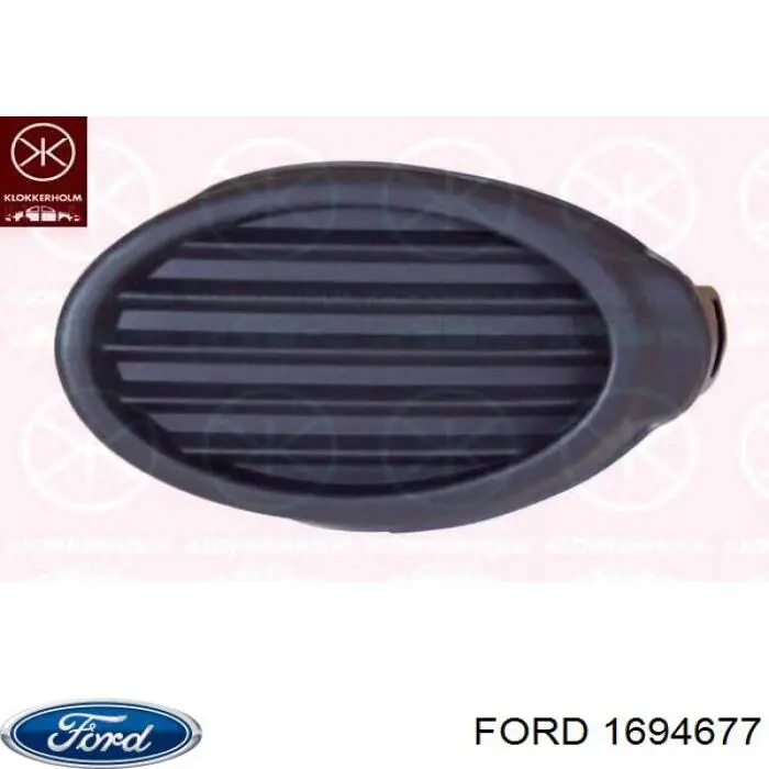 1694677 Ford zaślepka (kratka lamp przeciwmgielnych zderzaka przedniego prawa)