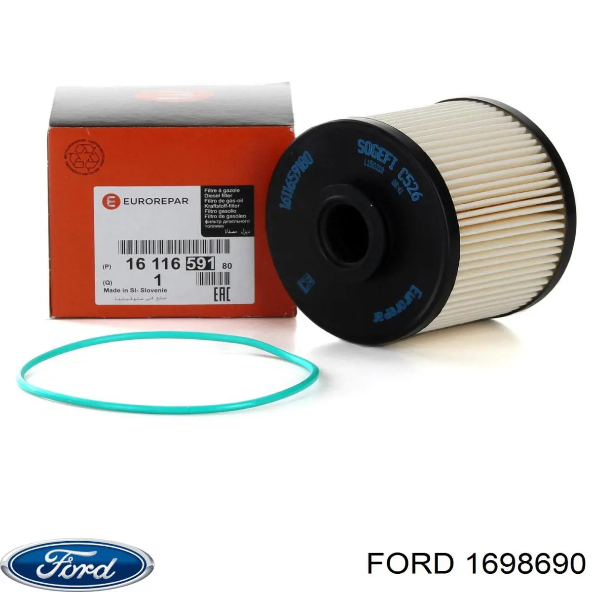 Do koszyka 1698690 Ford Obudowa filtra paliwa