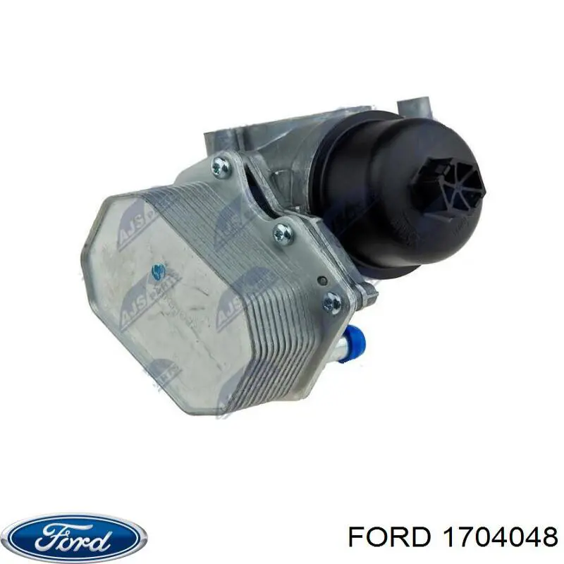 Do koszyka 1704048 Ford Chłodnica oleju, pod filtrem
