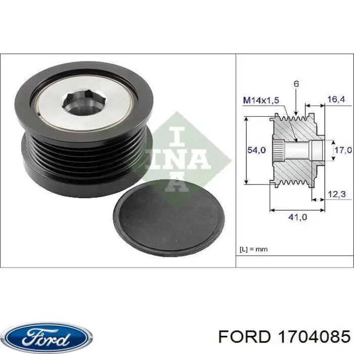 1704085 Ford Alternator