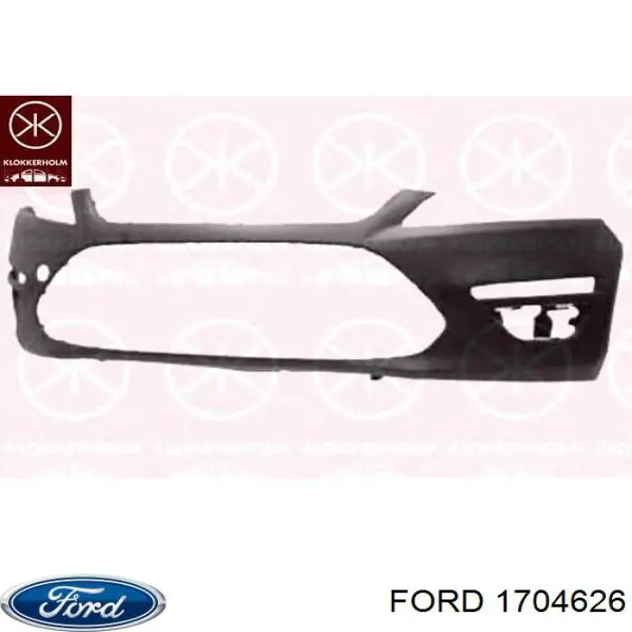Do koszyka 1704626 Ford Zderzak przedni