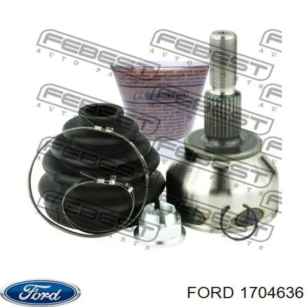 1704636 Ford Półoś napędowa przednia prawa