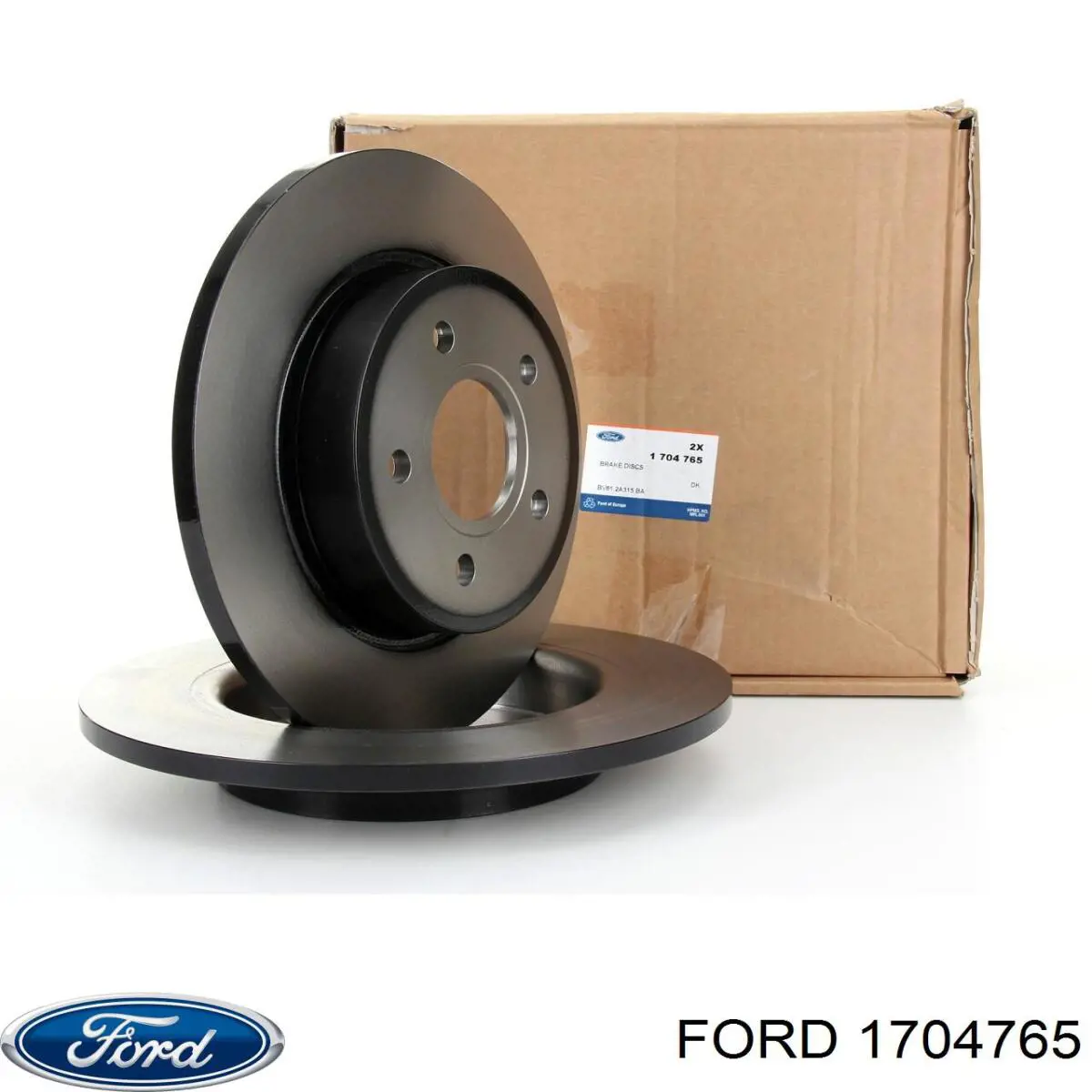 Do koszyka 1704765 Ford Tarcza hamulcowa tylna
