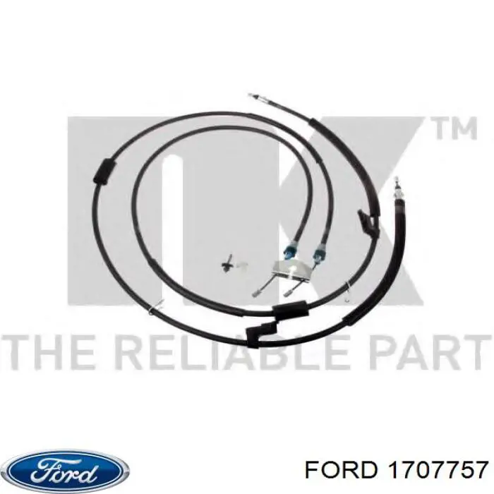 Linka hamulca ręcznego tylna prawa/lewa Ford 1707757 cena, od 49,48 USD