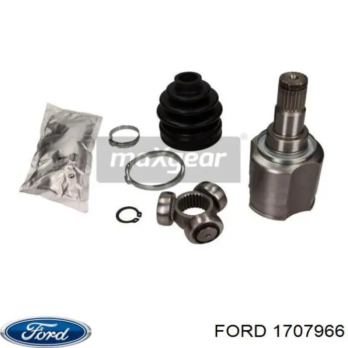 1707966 Ford Półoś napędowa przednia lewa