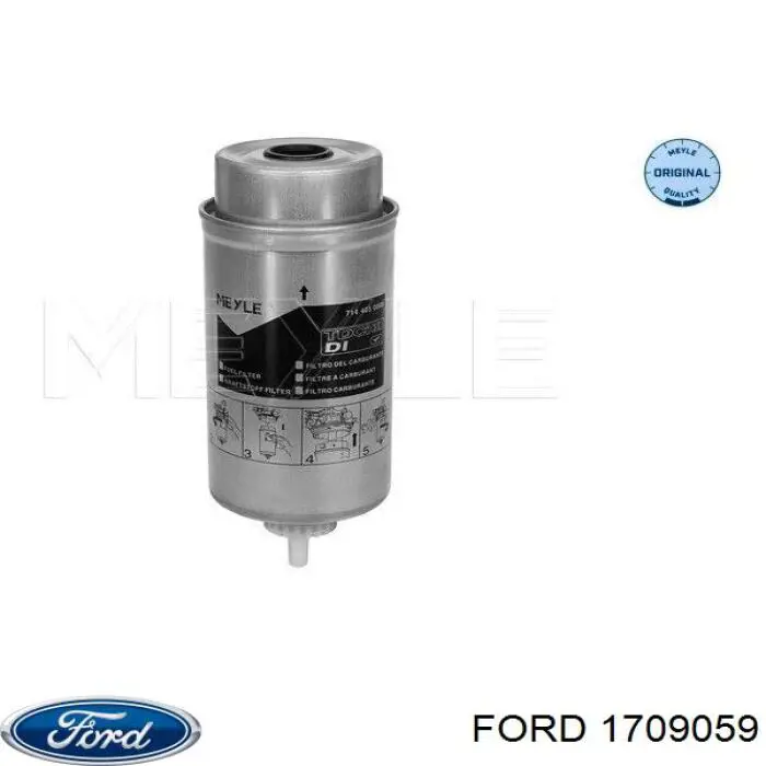 Filtr paliwa Ford 1709059 cena, od 15,15 USD