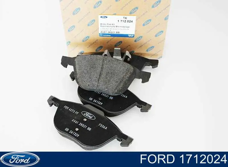 Klocki hamulcowe przednie tarczowe Ford 1712024 cena, od 26,21 USD
