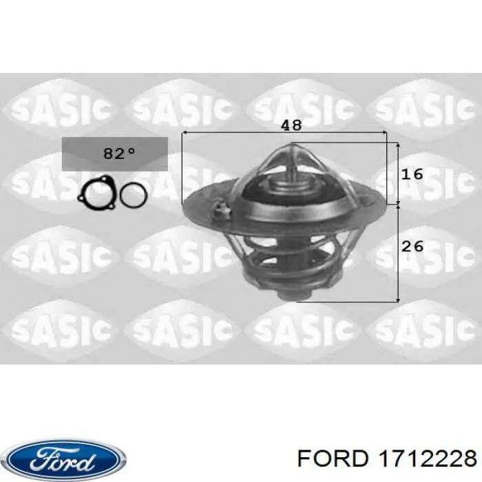 Termostat 1712228 Ford