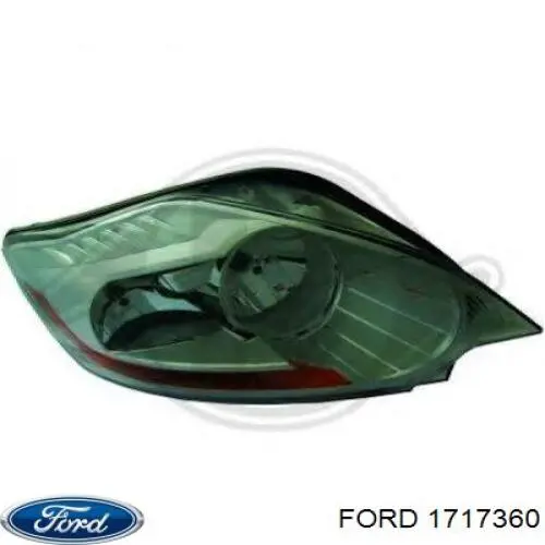 Do koszyka 1717360 Ford Reflektor prawy