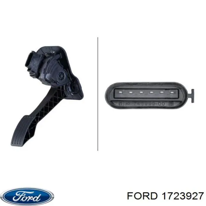 1723927 Ford Pedał przyspieszenia (gazu)