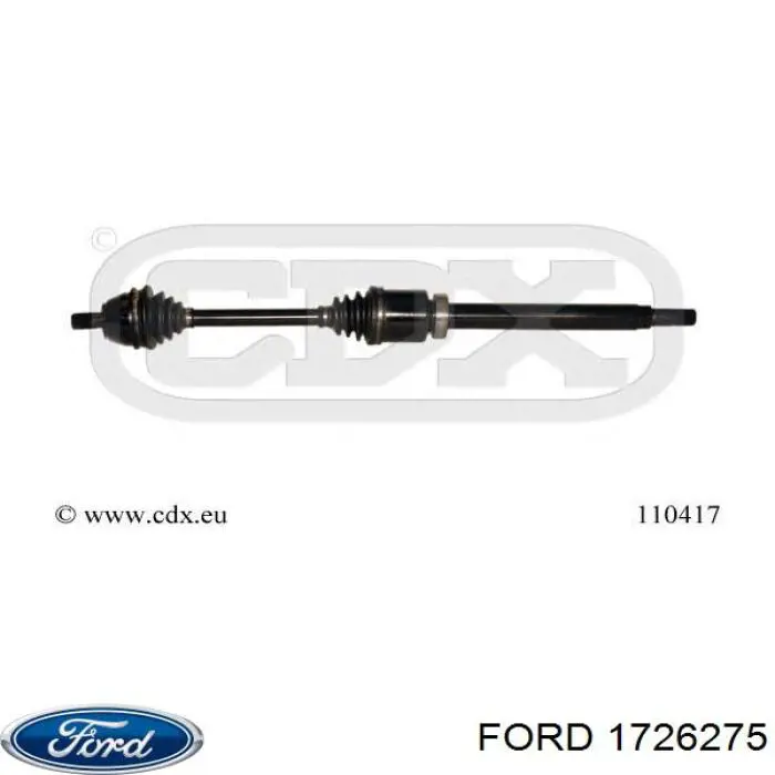 Półoś napędowa przednia prawa Ford 1726275 cena, od 90,24 USD