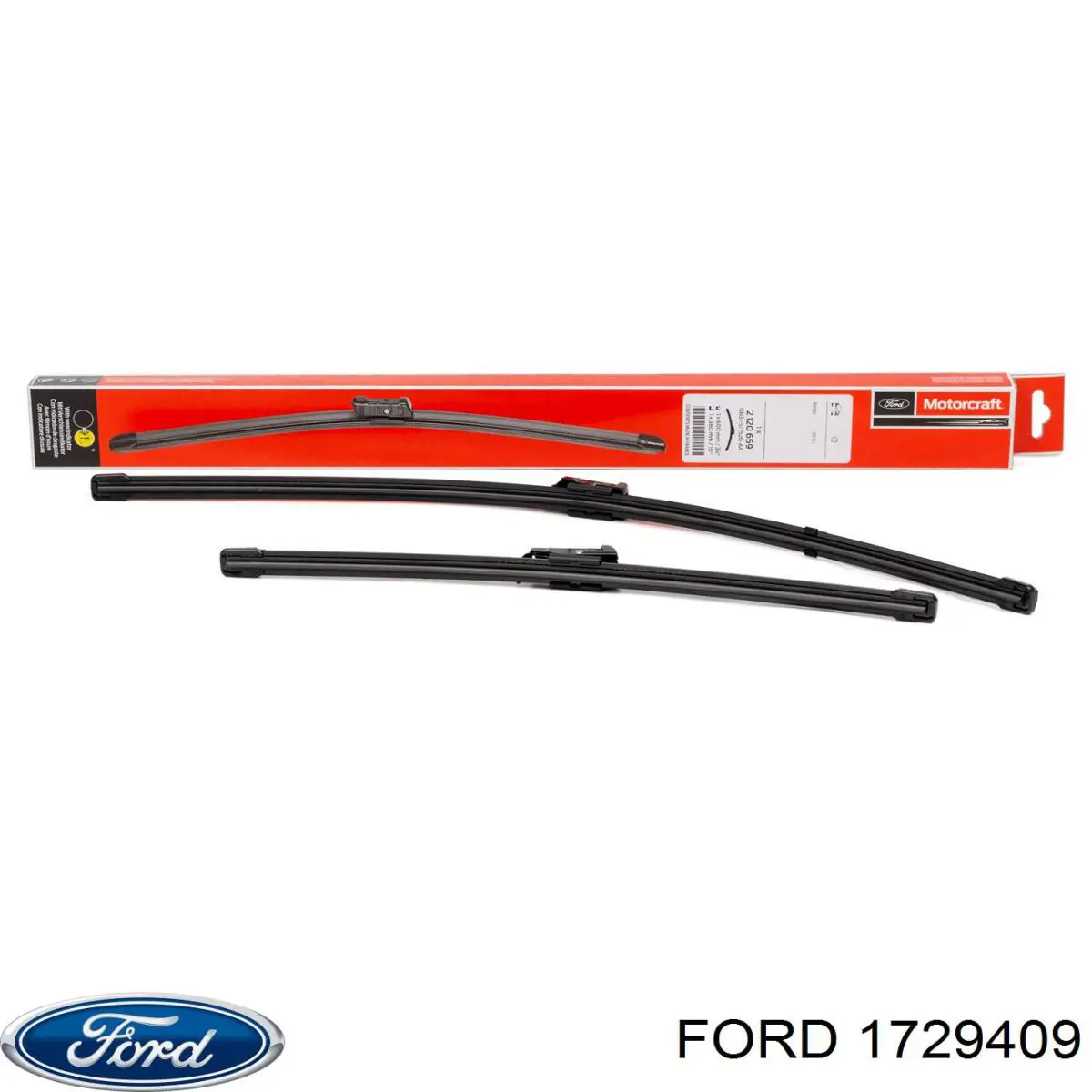 1729409 Ford Lampa przeciwmgielna lewa/prawa