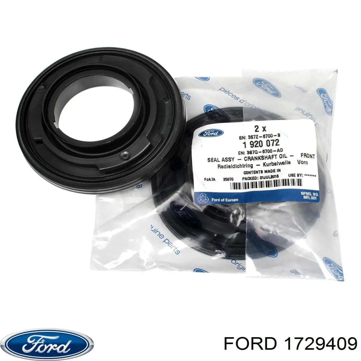 Do koszyka 1729409 Ford Lampa przeciwmgielna lewa/prawa