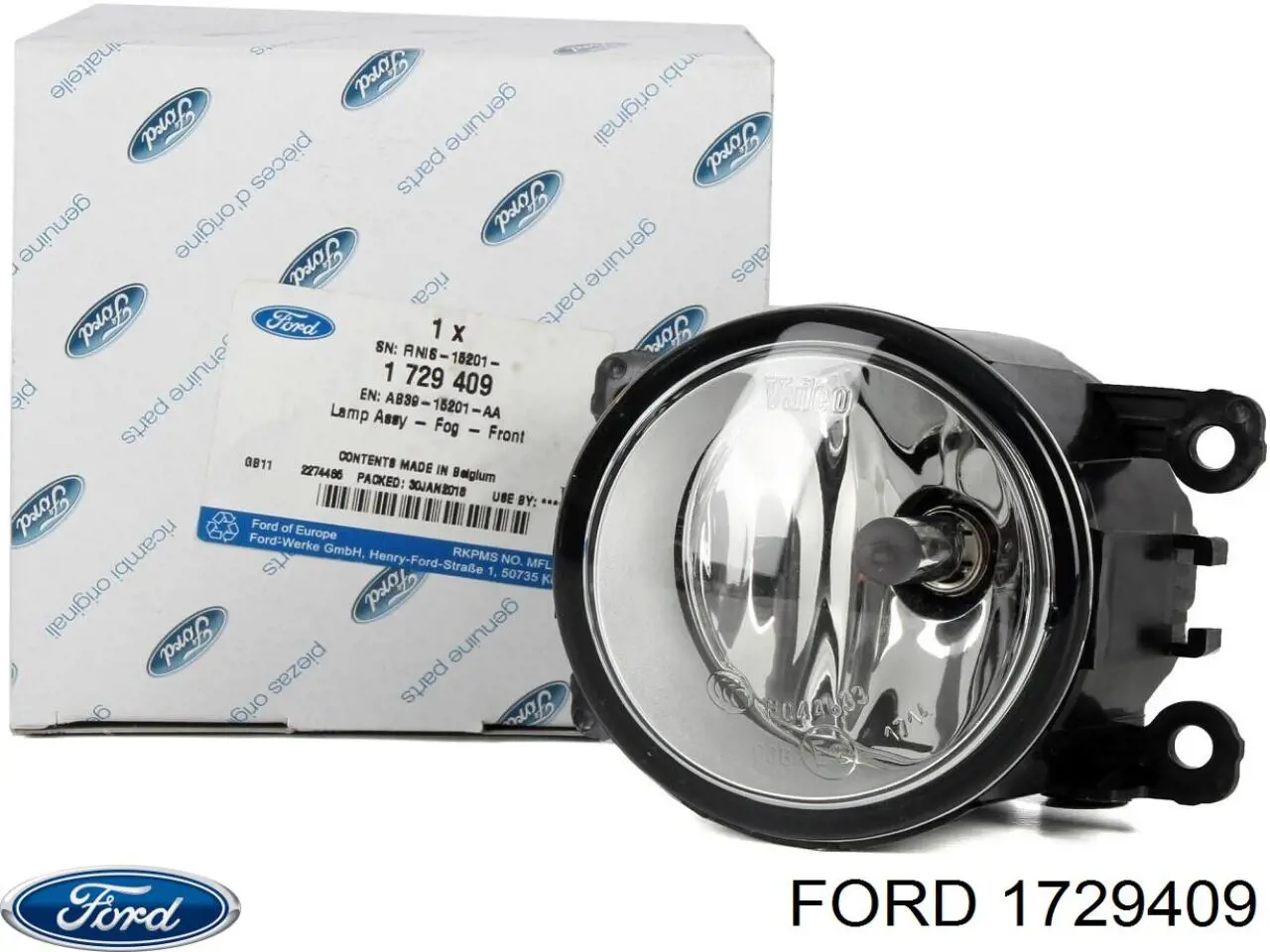 Lampa przeciwmgielna lewa/prawa 1729409 Ford