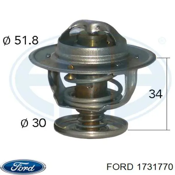 Obudowa termostatu Ford 1731770 cena, od 43,83 USD