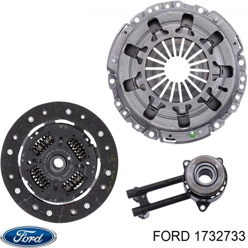 Do koszyka 1732733 Ford Zestaw sprzęgła (3 części)