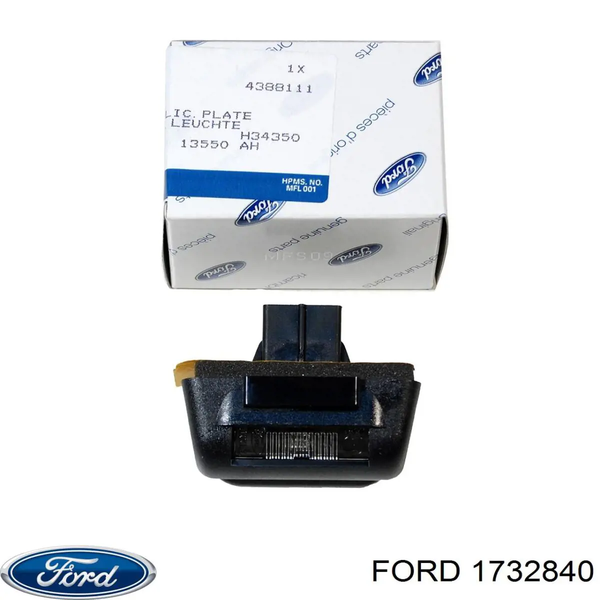 Lampa oświetlenia tylnej tablicy rejestracyjnej Ford 1732840 cena, od 14,31 USD