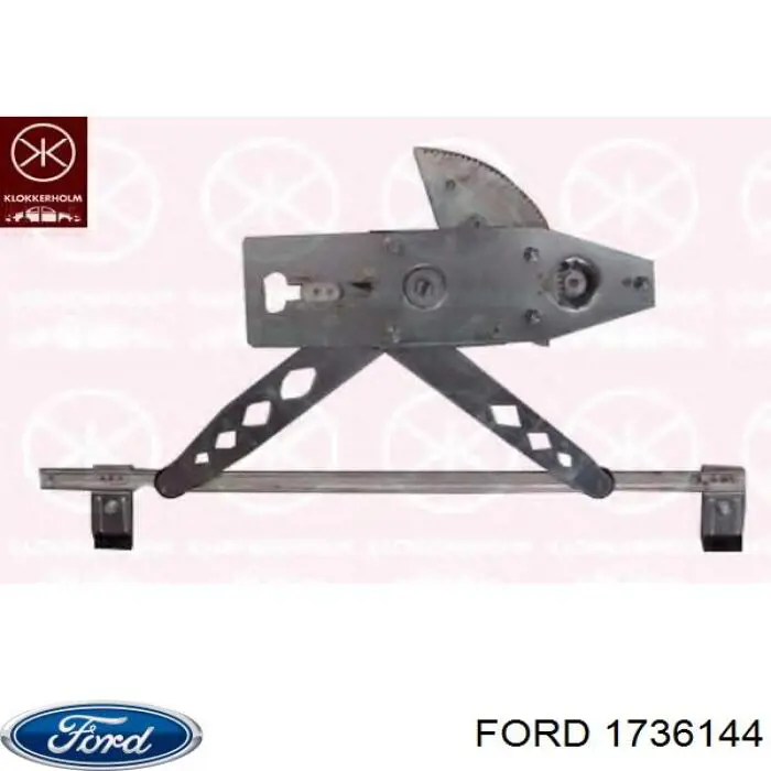 1736144 Ford mechanizm podnoszenia szyby drzwi przednich prawych