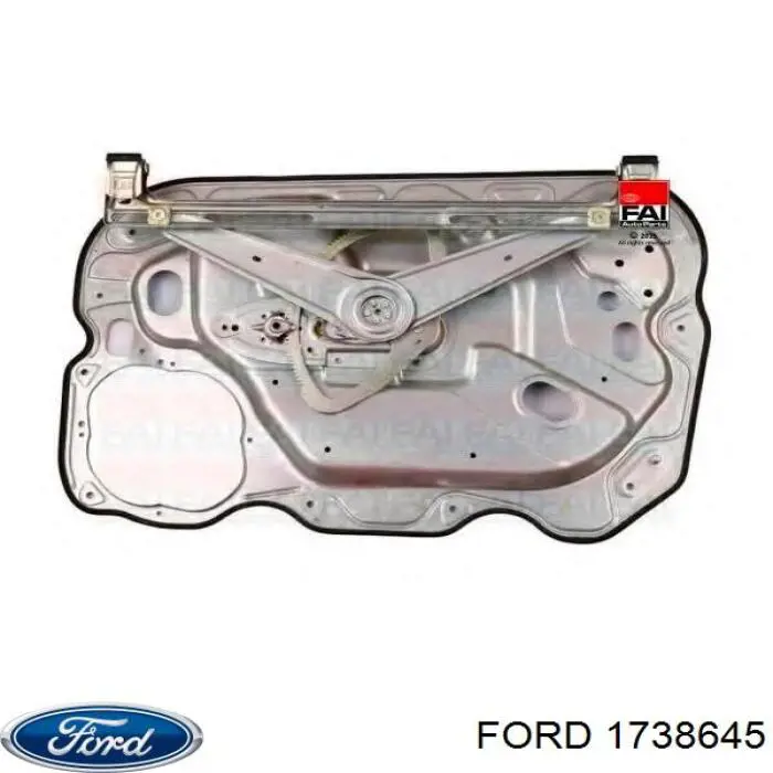1738645 Ford Mechanizm podnoszenia szyby drzwi przednich lewych