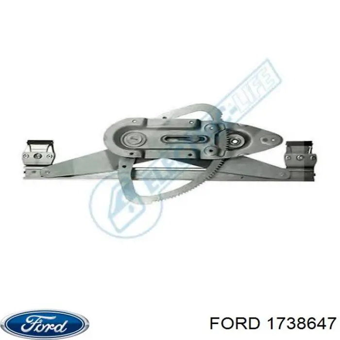 Mechanizm podnoszenia szyby drzwi tylnych lewych Ford Kuga 1 (CBV)