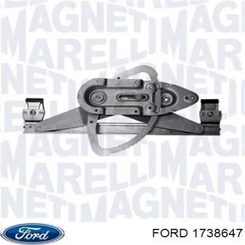 Mechanizm podnoszenia szyby drzwi tylnych lewych Ford 1738647 cena, od 58,68 USD