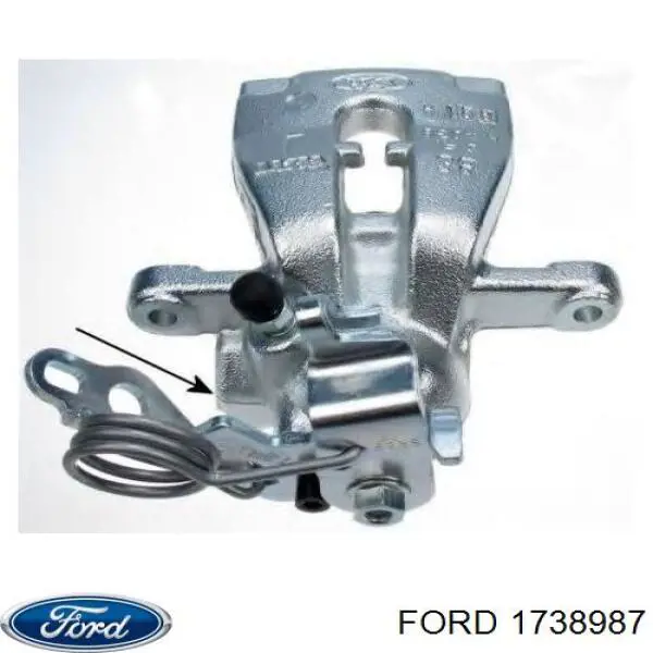 Do koszyka 1738987 Ford Zacisk hamulcowy tylny prawy