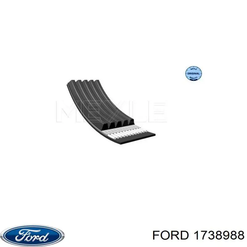 Do koszyka 1738988 Ford Zacisk hamulcowy tylny lewy