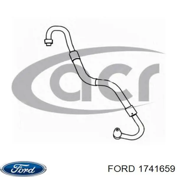 Przewód klimatyzacji, od parownika do sprężarki Ford 1741659 cena, od 46,11 USD