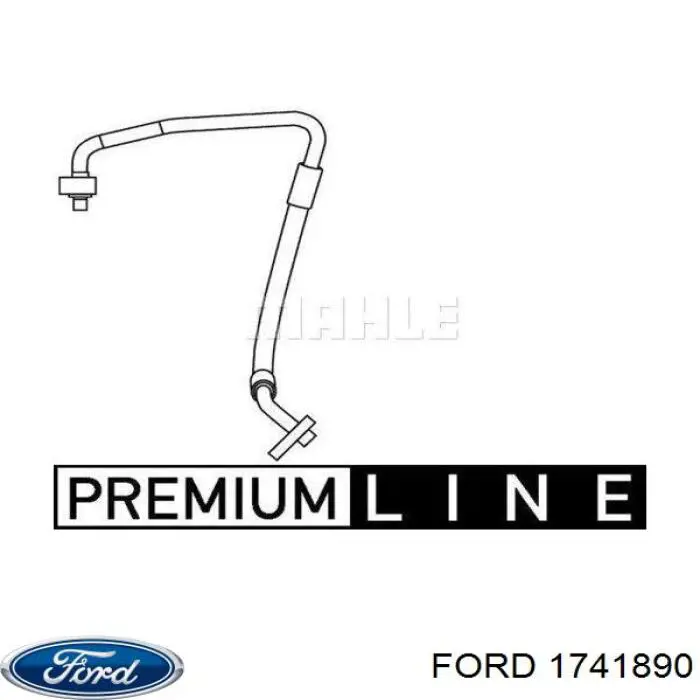 1741890 Ford Przewód klimatyzacji, od sprężarki do chłodnicy
