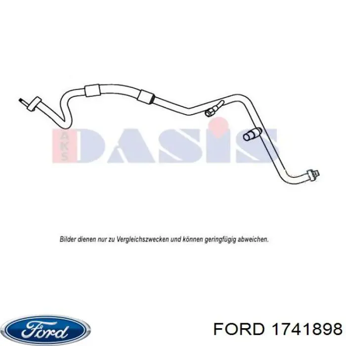 1741898 Ford Przewód klimatyzacji, od chłodnicy do osuszacza