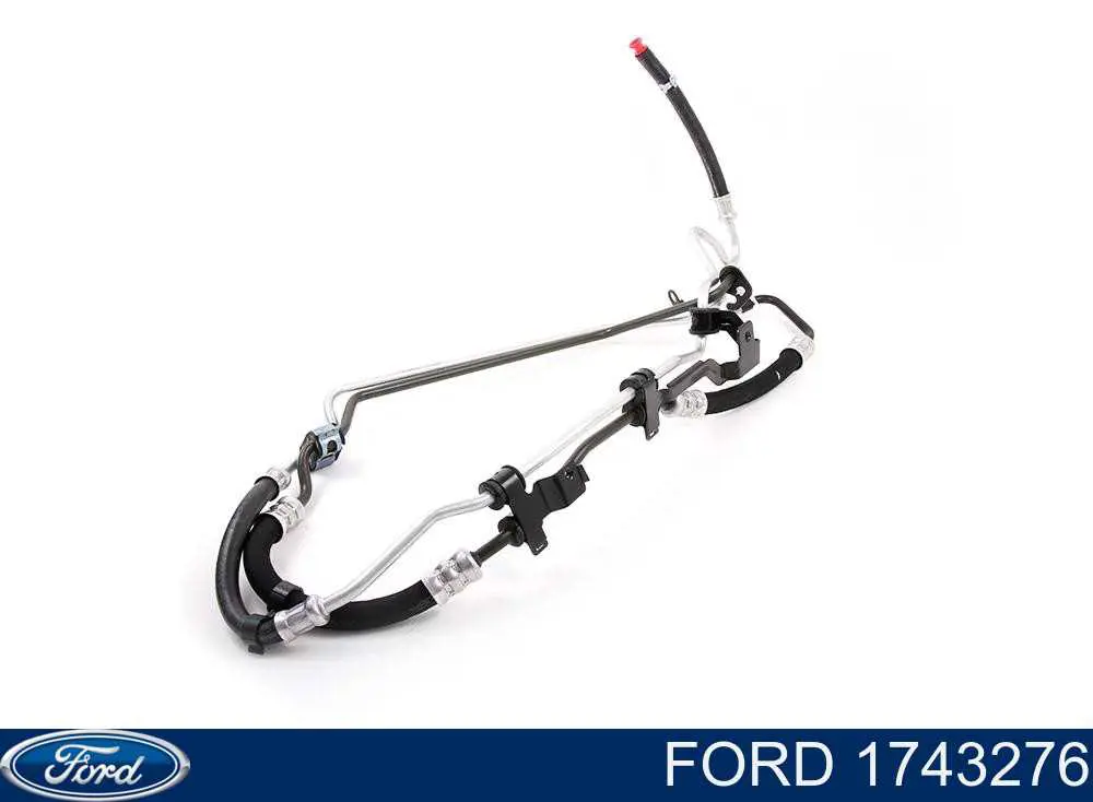 Przewód hydraulicznego układu wspomagania wysokiego ciśnienia, od pompy do maglownicy (mechanizmu) Ford 1743276 cena, od 98,25 USD
