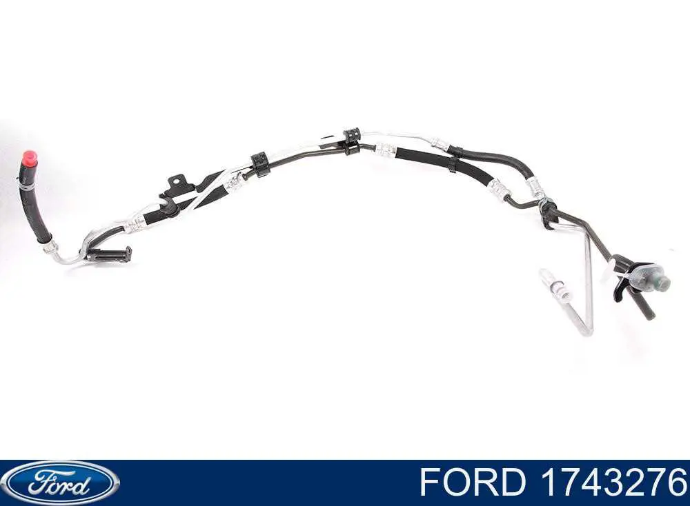 Do koszyka 1743276 Ford Przewód hydraulicznego układu wspomagania wysokiego ciśnienia, od pompy do maglownicy (mechanizmu)