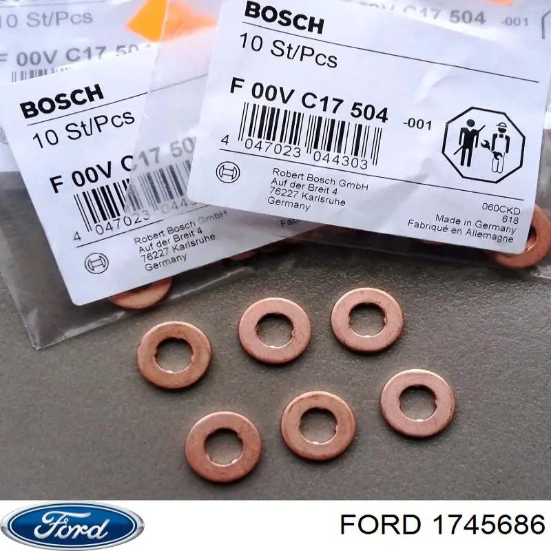 Pierścień uszczelniający wtryskiwacza Ford 1745686 cena, od 2,94 USD