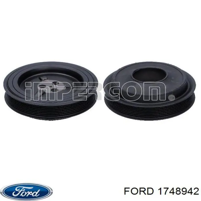 Koło pasowe wału korbowego 1748942 Ford