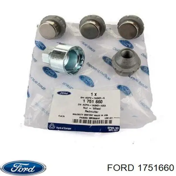 Śruba koła Ford Mondeo V sedana (CD) (2014 - 2022) cena, od 118,61 USD