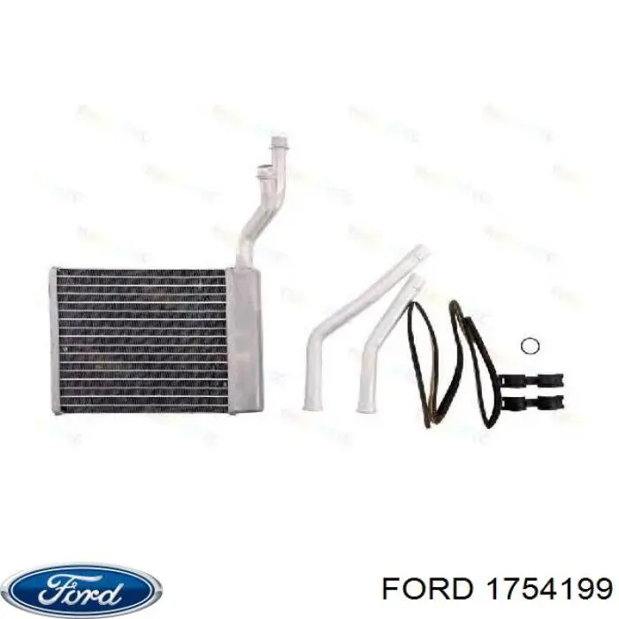 1754199 Ford chłodnica nagrzewnicy (ogrzewacza)