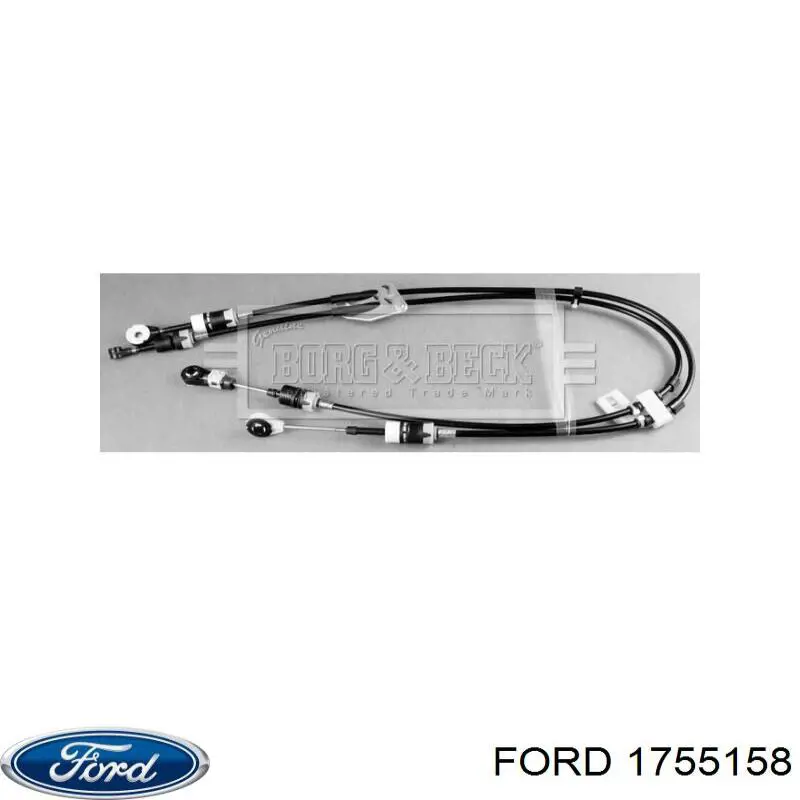 1755158 Ford Linka dźwigni zmiany biegów podwójna