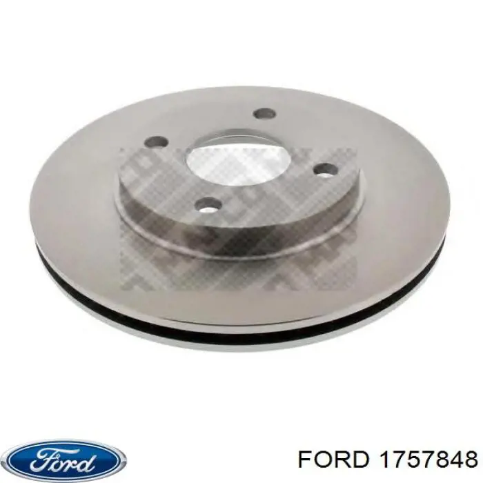 1757848 Ford Tarcza hamulcowa przednia